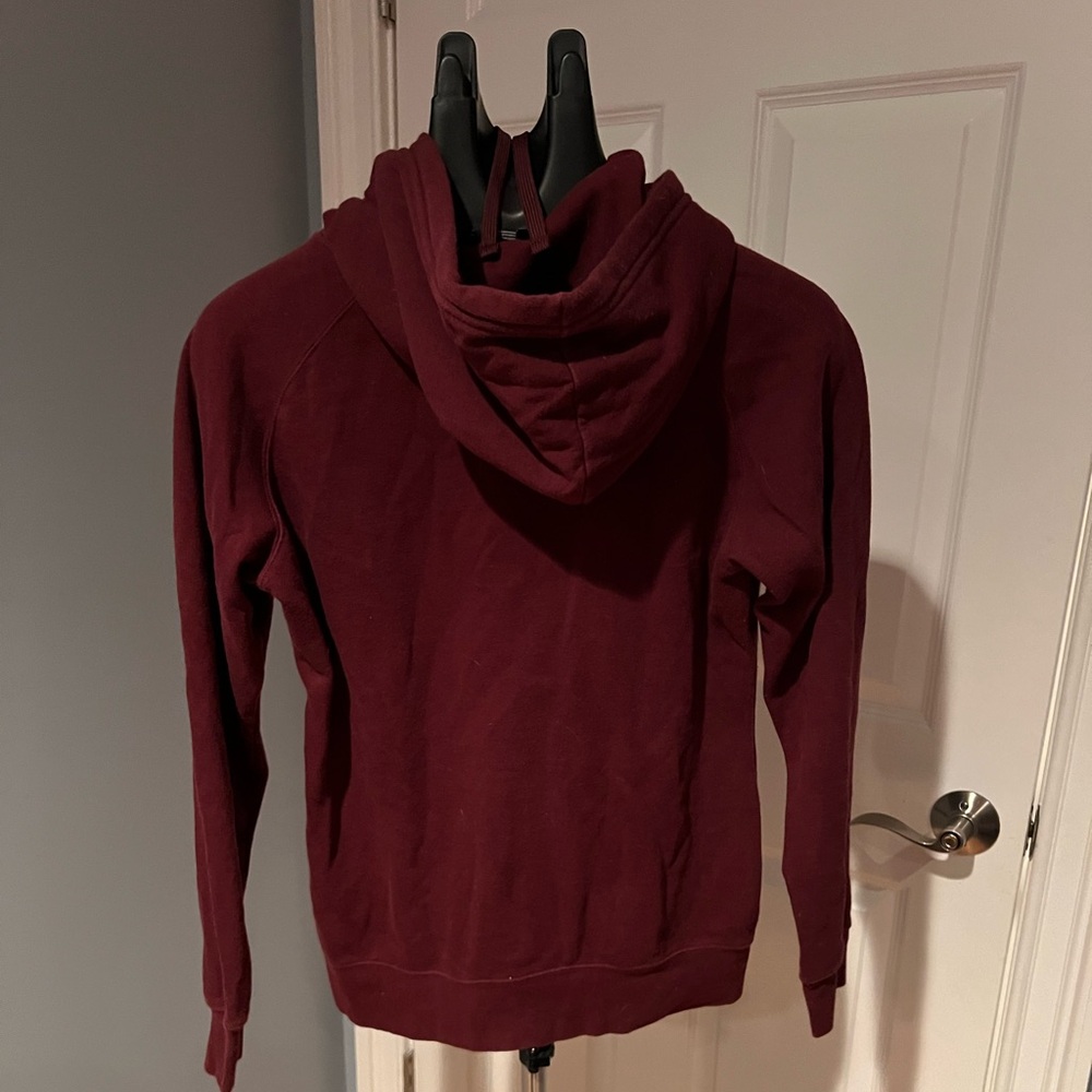 Maroon North Face hoodie, M - Picture 3 of 4